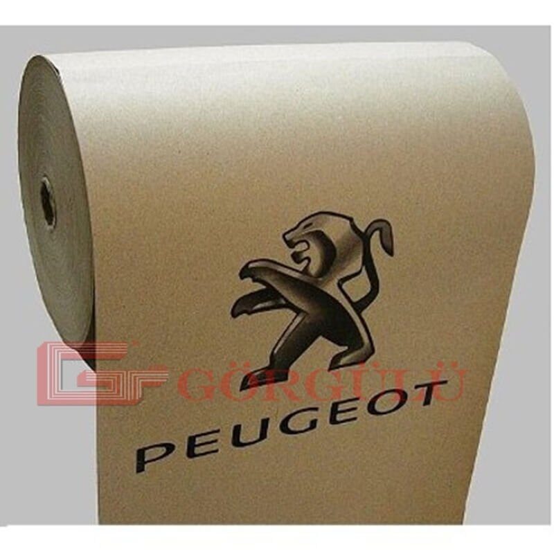 Peugeot Baskılı Kağıt Kraft Paspas
