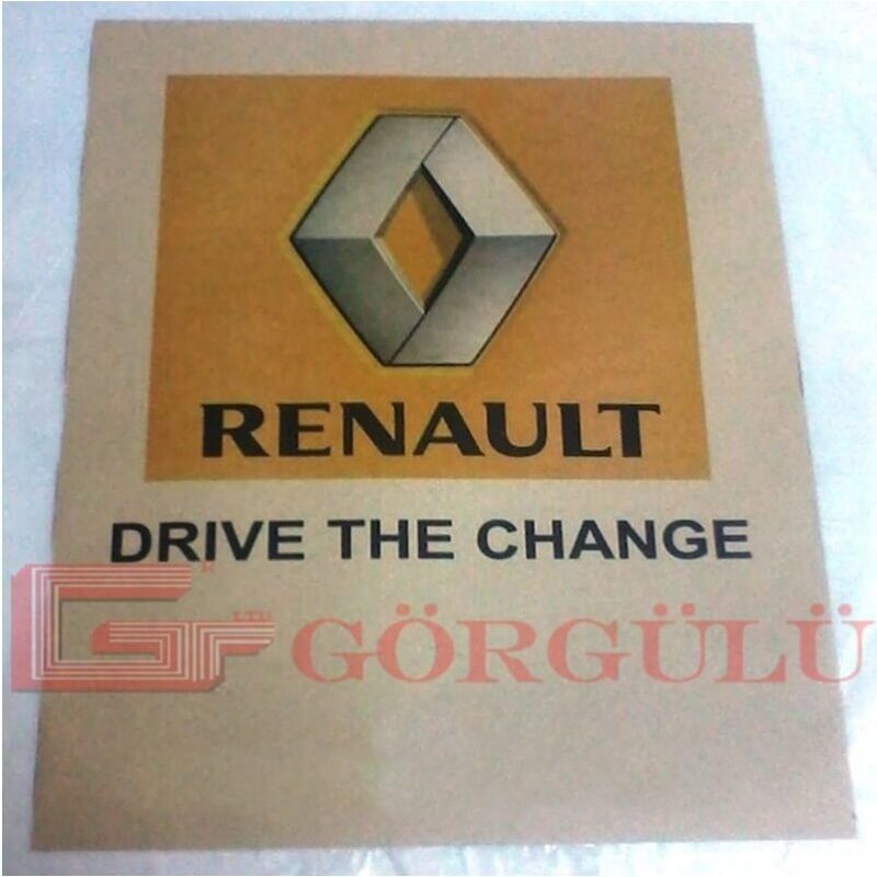 Renault Baskılı Kraft Paspas